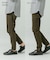 『SHORT(9分丈)サイズ ／ XLサイズあり』スリムストレッチテーパードチノパンツ