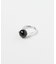 SMELLY so’　onyx sphere ring