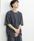 4WAYストレッチプルオーバーショートスリーブTシャツ