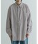 ATON　GIZA STRIPE WASHED SHIRTS