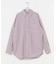 ATON　GIZA STRIPE WASHED SHIRTS