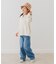 『別注』FRUIT OF THE LOOM×DOORS　サークルロゴ長袖Tシャツ(KIDS)