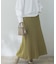 ハイウエストナローフレアスカート