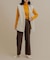 ウールライクワイドストレートパンツ