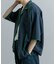 ブランケットステッチショートスリーブシャツ