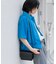 『イージーケア／セットアップ対応／ユニセックス』リネンライクボクシーシャツ(5分袖)