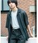 『ユニセックス』『洗濯可』アソートレースオープンカラーシャツ(5分袖)