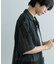 『ユニセックス』『洗濯可』アソートレースオープンカラーシャツ(5分袖)
