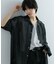 『ユニセックス』『洗濯可』アソートレースオープンカラーシャツ(5分袖)