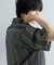 『ユニセックス』『洗濯可』アソートレースオープンカラーシャツ(5分袖)