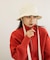 リボン付きキルティングバケットHAT
