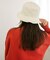 リボン付きキルティングバケットHAT