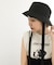 リボン付きキルティングバケットHAT