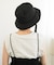 リボン付きキルティングバケットHAT