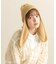 ロングイヤーフラップニットキャップ