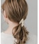 メタルスクエアヘアカフ