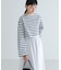 『別注』Le minor×UR　Border cropped T-shirts