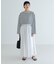 『別注』Le minor×UR　Border cropped T-shirts