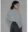 『別注』Le minor×UR　Border cropped T-shirts