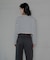 『別注』Le minor×UR　Border cropped T-shirts