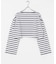 『別注』Le minor×UR　Border cropped T-shirts