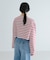 『別注』Le minor×UR　Border cropped T-shirts