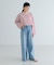『別注』Le minor×UR　Border cropped T-shirts