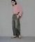 『別注』Le minor×UR　Border cropped T-shirts