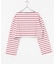 『別注』Le minor×UR　Border cropped T-shirts