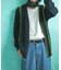 『ユニセックス』ブランケットステッチカーディガン