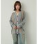 『ユニセックス』ブランケットステッチカーディガン