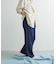 Denim Tuck Wide Pants