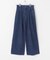 Denim Tuck Wide Pants