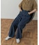 Denim Tuck Wide Pants