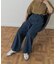 Denim Tuck Wide Pants