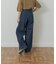 Denim Tuck Wide Pants