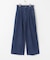 Denim Tuck Wide Pants