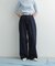 Denim Tuck Wide Pants