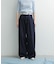 Denim Tuck Wide Pants