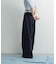 Denim Tuck Wide Pants