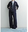 Denim Tuck Wide Pants