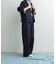 Denim Tuck Wide Pants