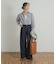 Denim Tuck Wide Pants