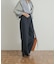Denim Tuck Wide Pants