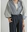 Denim Tuck Wide Pants