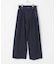 Denim Tuck Wide Pants