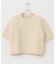 le　TEXTURED KNIT SHORT-SLEEVE