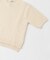 le　TEXTURED KNIT SHORT-SLEEVE