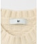 le　TEXTURED KNIT SHORT-SLEEVE