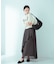 シアープリーツレイヤードスカート